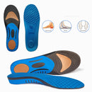 Palmilha Ortopédica em Gel com Suporte de Arco e Absorção de Impacto para Fascite Plantar