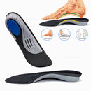 Palmilha Ortopédica em Gel com Suporte de Arco e Absorção de Impacto para Fascite Plantar