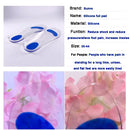 Palmilha Ortopédica de Silicone em Gel com Suporte de Arco para Fascite Plantar